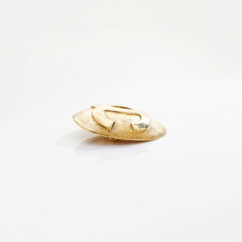 CHANEL 2cc9 1994 COCO 马克胸针 金色 WS21499
