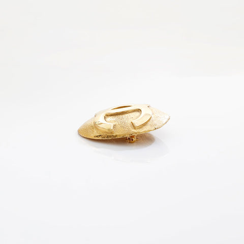 CHANEL 2cc9 1994 COCO 马克胸针 金色 WS21499