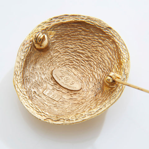 CHANEL 2cc9 1994 COCO Mark Brooch gold WS21499