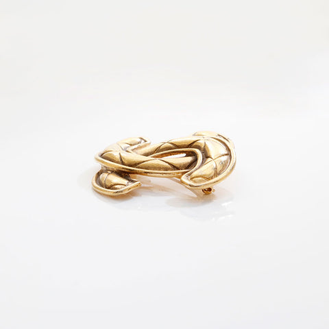 CHANEL Matrasse COCO Mark Brooch gold WS21500