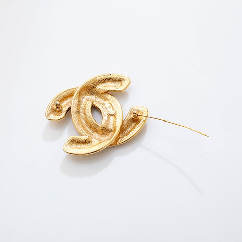 CHANEL Matrasse COCO Mark Brooch gold WS21500