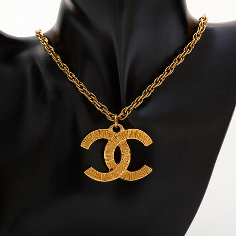CHANEL COCO Mark Necklace gold WS21502