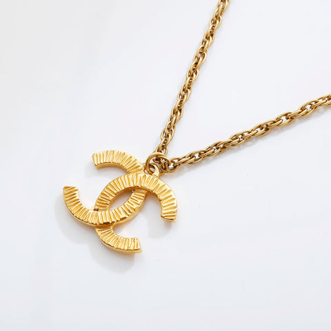 CHANEL COCO Mark Necklace gold WS21502
