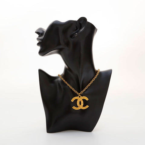 CHANEL COCO Mark Necklace gold WS21502