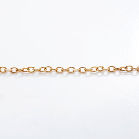 CHANEL cambon plate Necklace gold WS21504