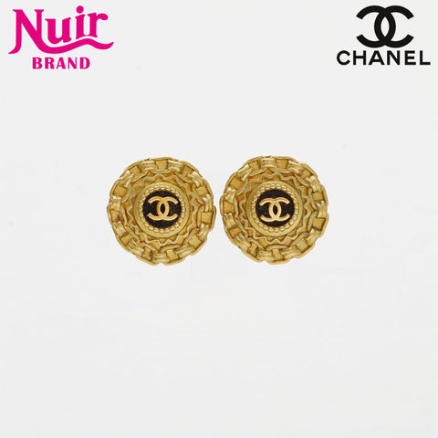 CHANEL 95P 1995 COCO Mark Earring gold WS21506