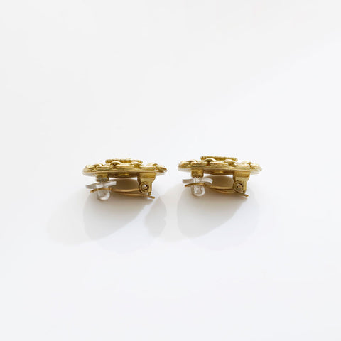 CHANEL 95P 1995 COCO Mark Earring gold WS21506