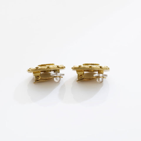 CHANEL 95P 1995 COCO Mark Earring gold WS21506