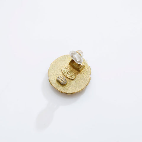CHANEL 95P 1995 COCO Mark Earring gold WS21506