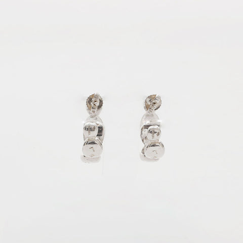 CHANEL Logo hoop Pierce Silver WS21509