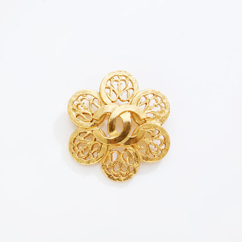 CHANEL 95A 1995 COCO Mark Brooch gold WS21511