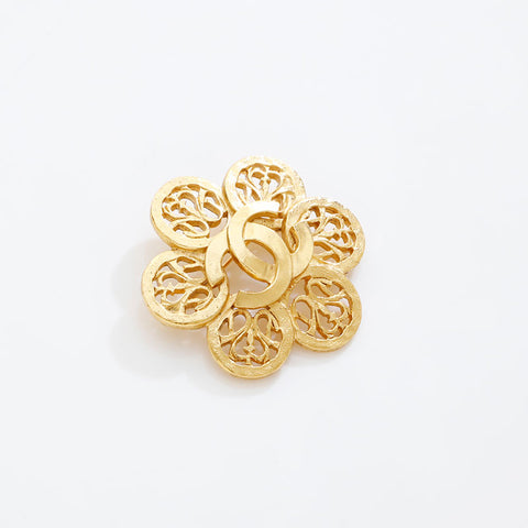 CHANEL 95A 1995 COCO Mark Brooch gold WS21511