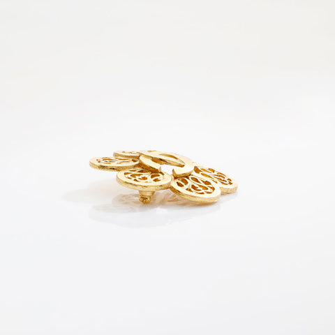 CHANEL 95A 1995 COCO Mark Brooch gold WS21511