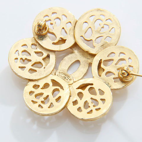 CHANEL 95A 1995 COCO Mark Brooch gold WS21511