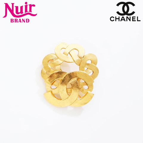 CHANEL COCO Mark 97P 1997 Brooch gold WS21515