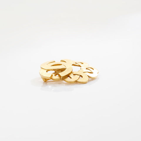 CHANEL COCO Mark 97P 1997 胸针 金色 WS21515