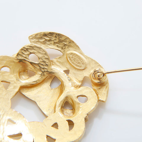 CHANEL COCO Mark 97P 1997 Brooch gold WS21515