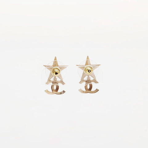 CHANEL I23P 2023 COCO Mark Rhinestone Pierce gold WS21516