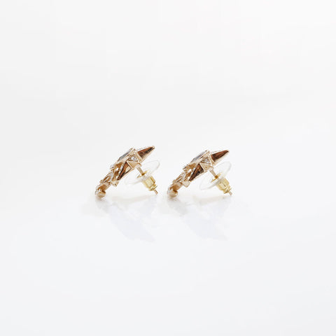 CHANEL I23P 2023 COCO Mark Rhinestone Pierce gold WS21516