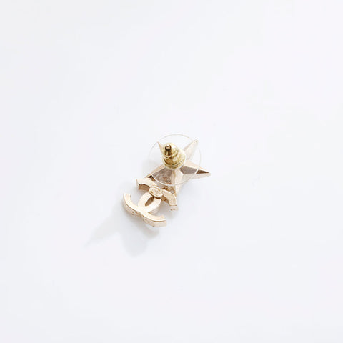CHANEL I23P 2023 COCO Mark Rhinestone Pierce gold WS21516