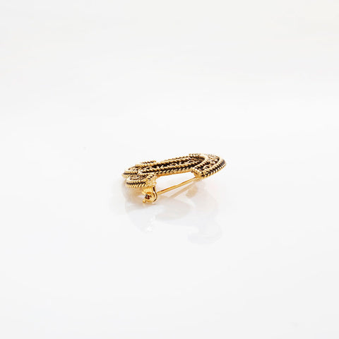 CHANEL Mini COCO Mark Brooch gold WS21521