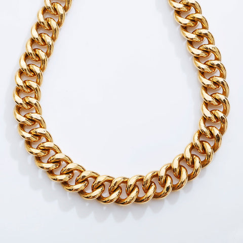 CHANEL Turnlock COCO Mark Choker 95A 1995 Necklace gold WS21523