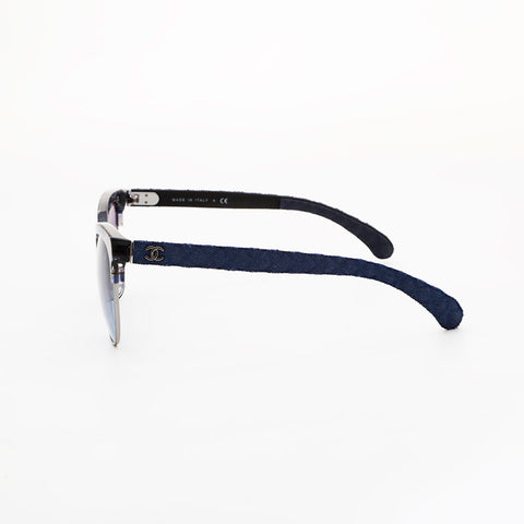 CHANEL denim sunglasses blue WS21527