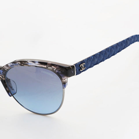 CHANEL denim sunglasses blue WS21527