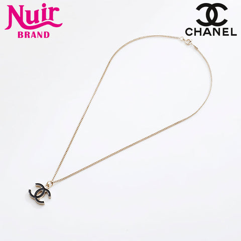 CHANEL 05V 2005 COCO Mark Necklace gold WS21536