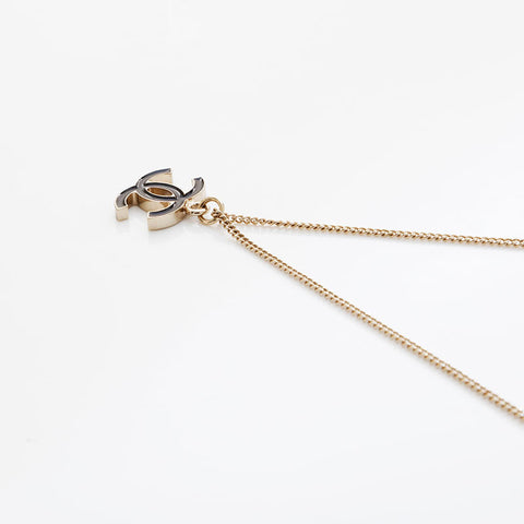 CHANEL 05V 2005 COCO Mark Necklace gold WS21536