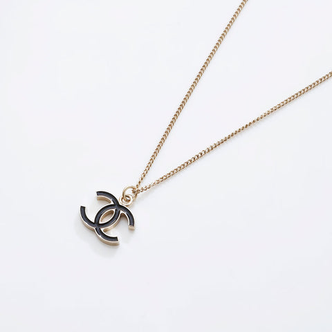 CHANEL 05V 2005 COCO Mark Necklace gold WS21536