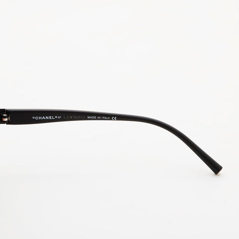 CHANEL Rimless COCO Mark Gradient Lens sunglasses black WS21538