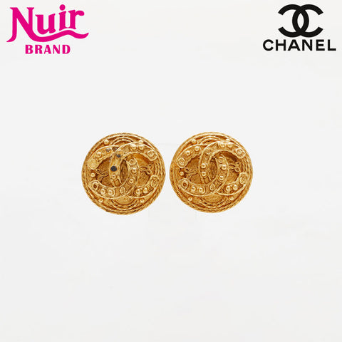 CHANEL 94A 1994 COCO Mark Earring gold WS21539