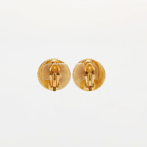CHANEL 94A 1994 COCO Mark Earring gold WS21539