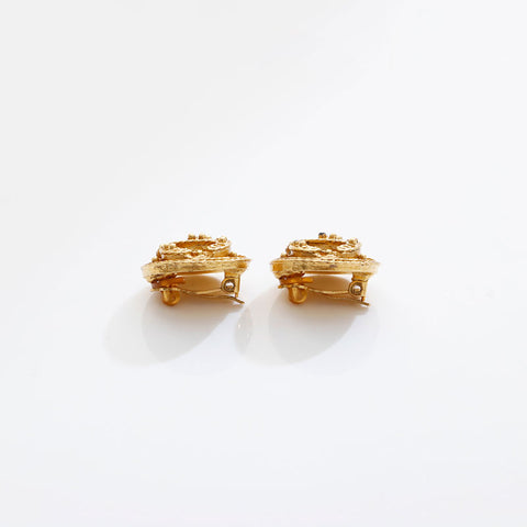 CHANEL 94A 1994 COCO Mark Earring gold WS21539
