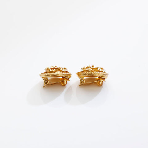 CHANEL 94A 1994 COCO Mark Earring gold WS21539