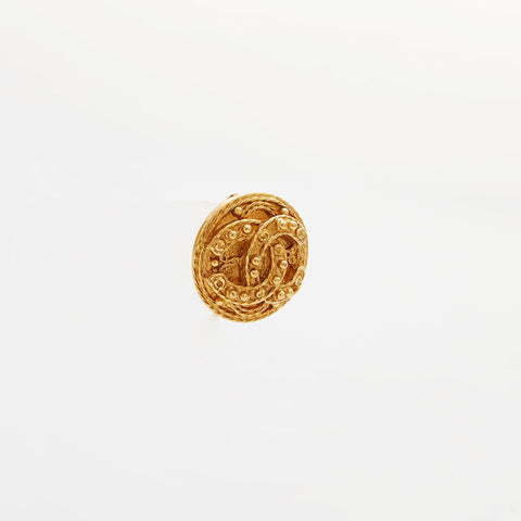 CHANEL 94A 1994 COCO Mark Earring gold WS21539