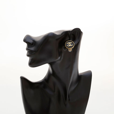CHANEL 94A 1994 COCO Mark Earring gold WS21549