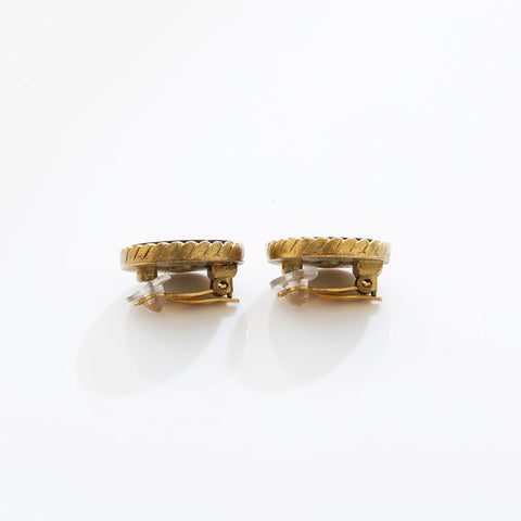 CHANEL 94A 1994 COCO Mark Earring gold WS21549