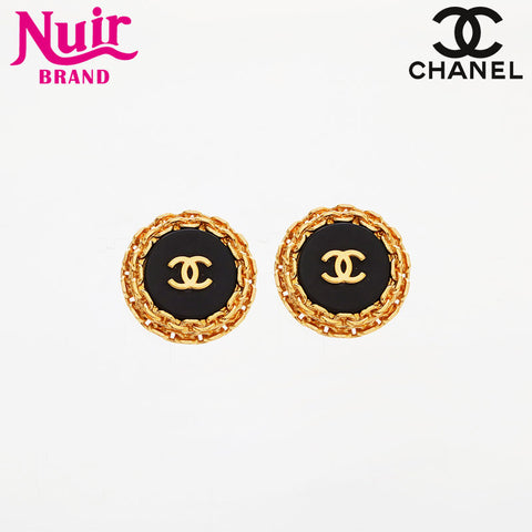 CHANEL 2cc9 1994 Large COCO Mark Earring gold WS21551