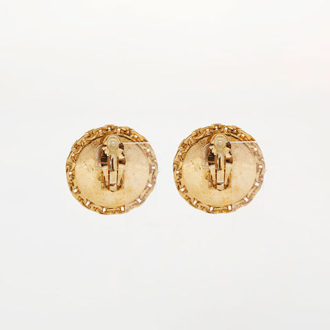 CHANEL 2cc9 1994 Large COCO Mark Earring gold WS21551