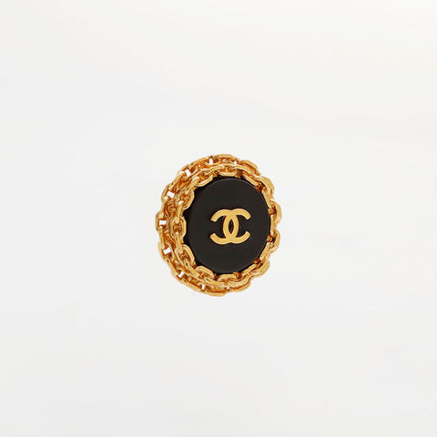 CHANEL 2cc9 1994 Large COCO Mark Earring gold WS21551