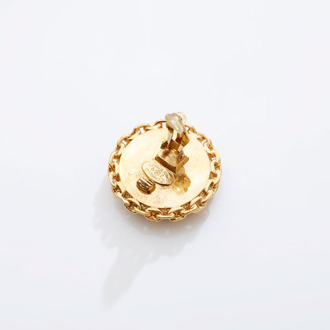 CHANEL 2cc9 1994 Large COCO Mark Earring gold WS21551