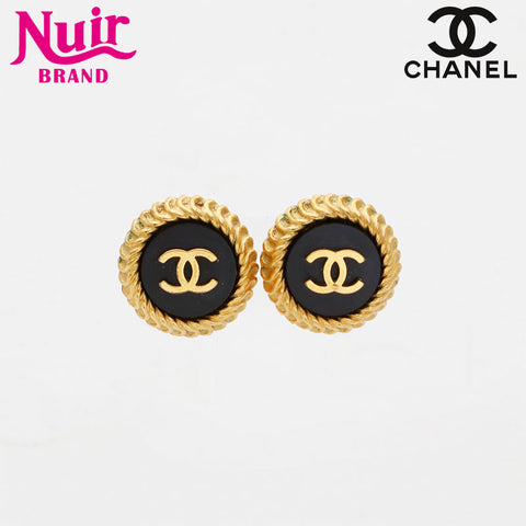 CHANEL 95P 1995 COCO Mark Earring gold WS21556