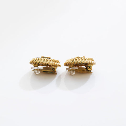 CHANEL 95P 1995 COCO Mark Earring gold WS21556
