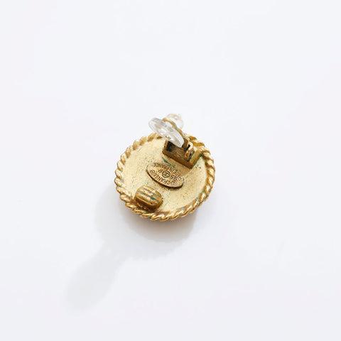CHANEL 95P 1995 COCO Mark Earring gold WS21556