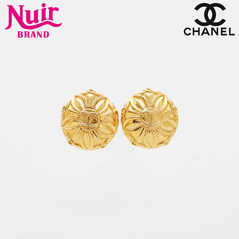 CHANEL Flower Flower COCO Mark Earring gold WS21557