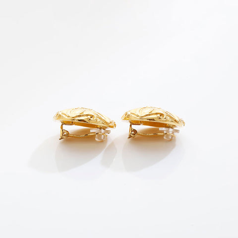 CHANEL Flower Flower COCO Mark Earring gold WS21557