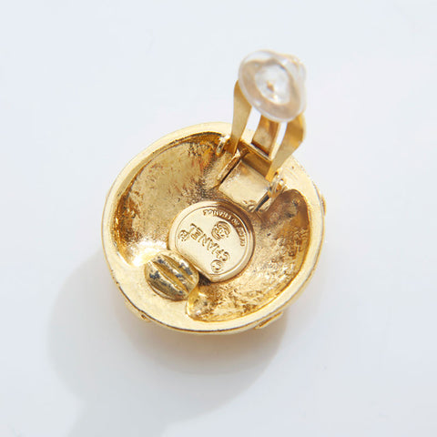 CHANEL Flower Flower COCO Mark Earring gold WS21557