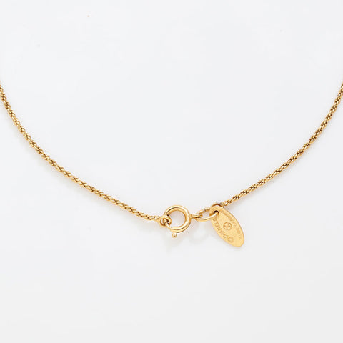 CHANEL COCO Mark round Necklace gold WS21559